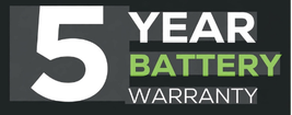 5 Year Battery Warranty